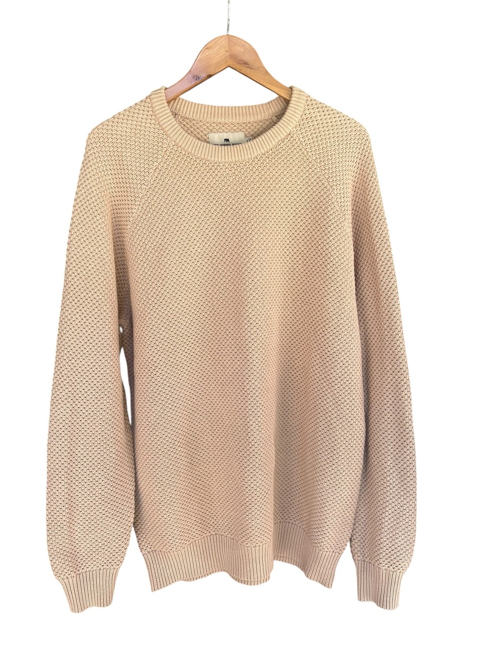 The Normal Brand Textured Crewneck Sweater Mens XL Cozy Classic Outdoors